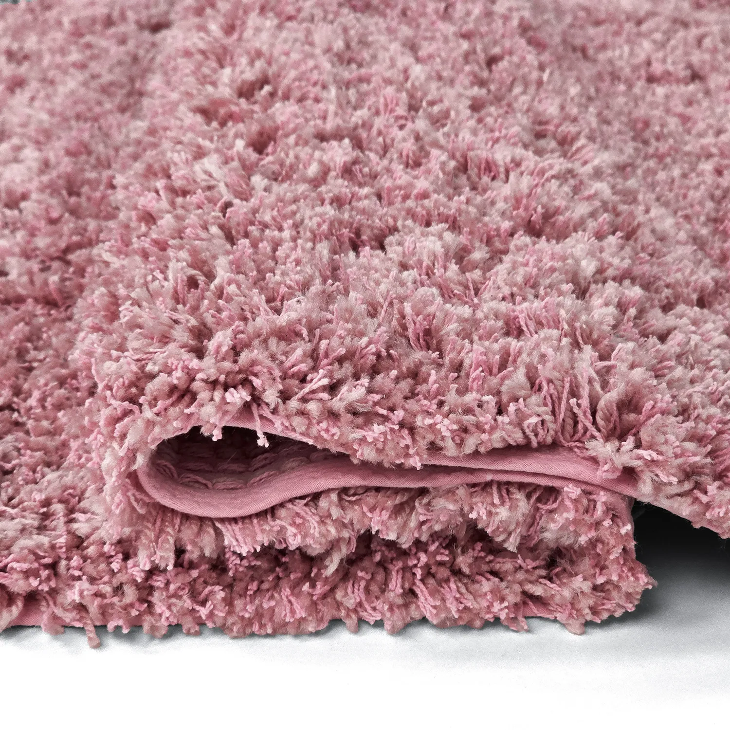 Ryijymatot - Combarro Solid Cotton Shaggy (vaaleanpunainen)