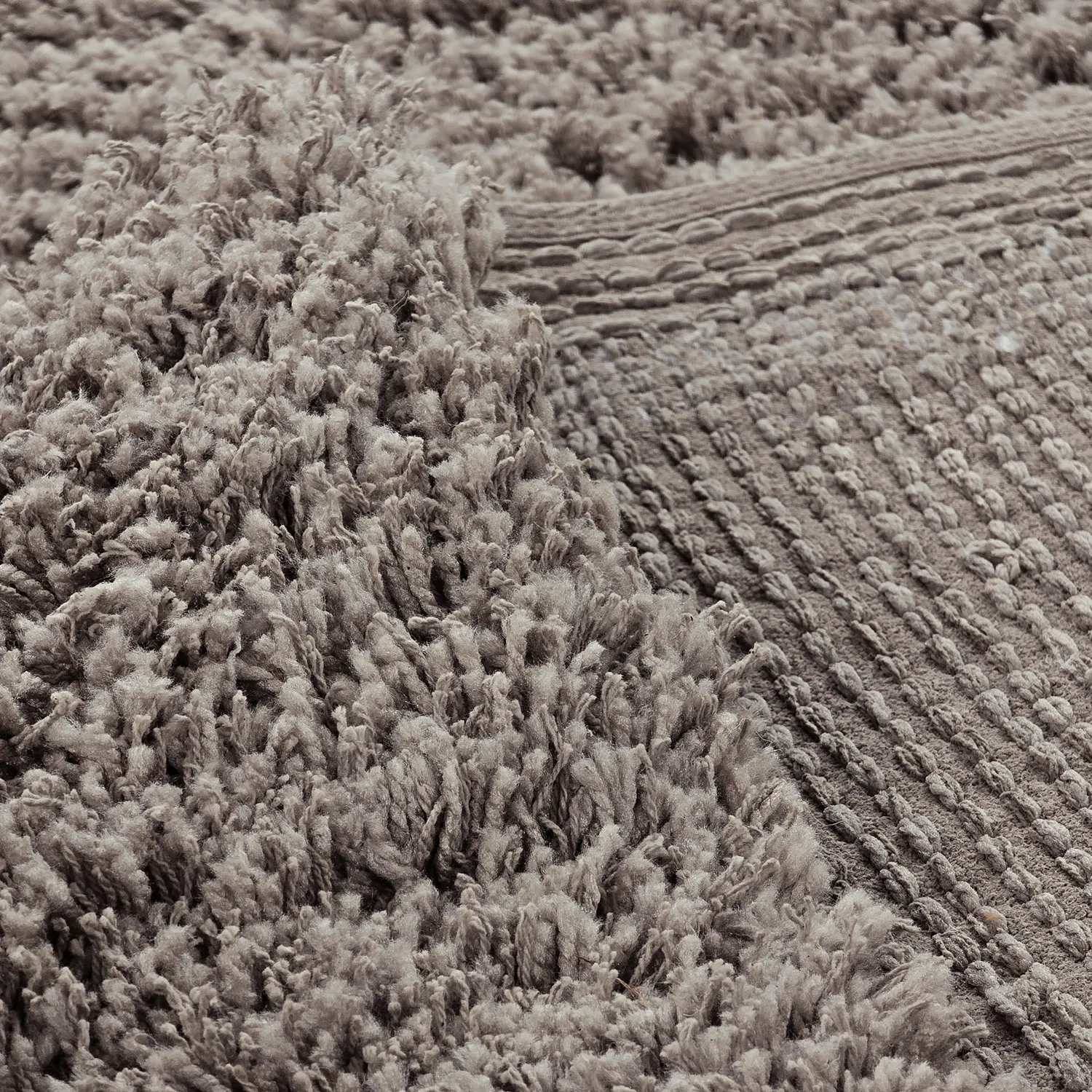 Ryijymatot - Combarro Solid Cotton Shaggy (taupe)