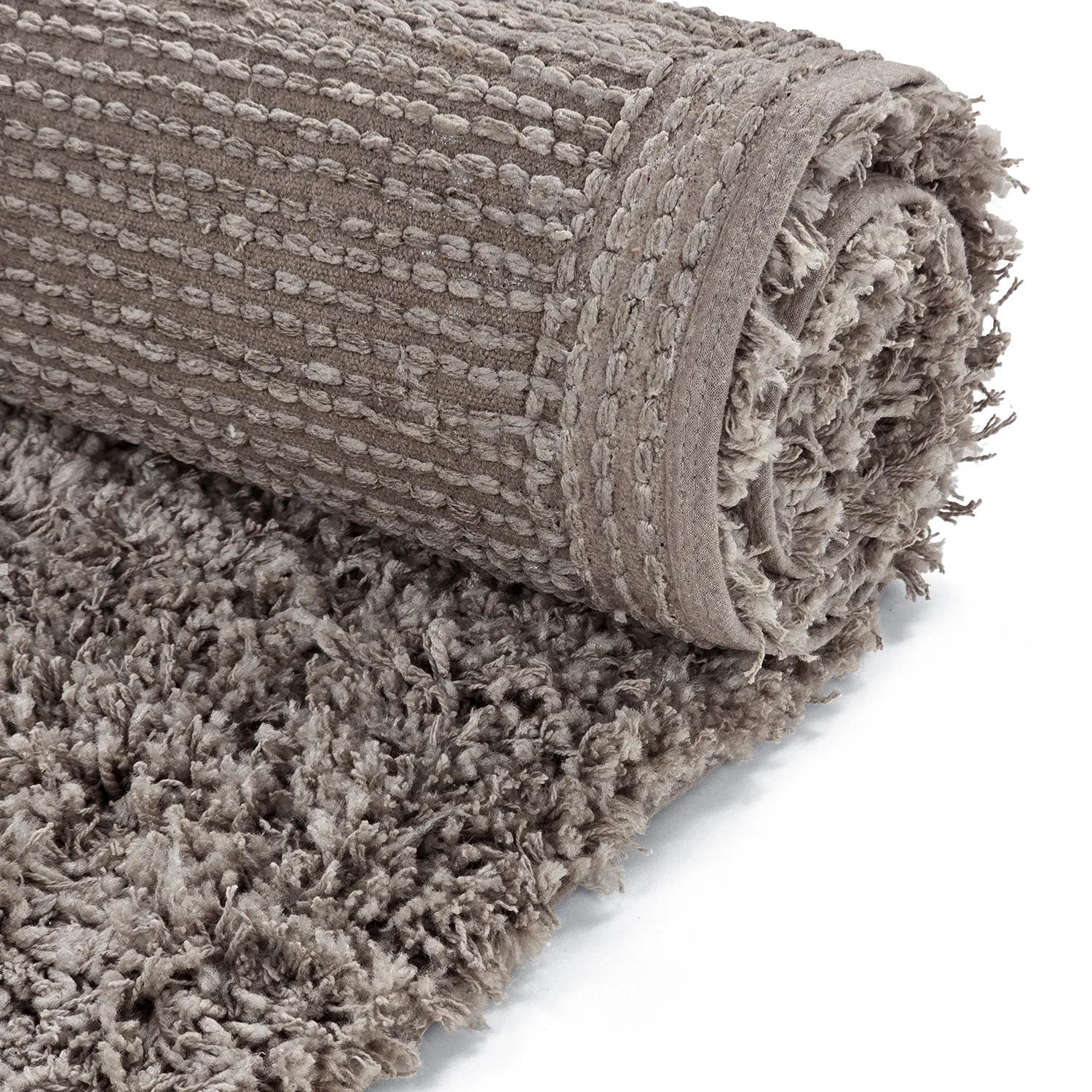 Ryijymatot - Combarro Solid Cotton Shaggy (taupe)