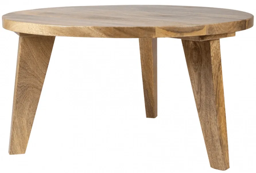Sohvapöytä - Vintage - 65 cm round (luonto)
