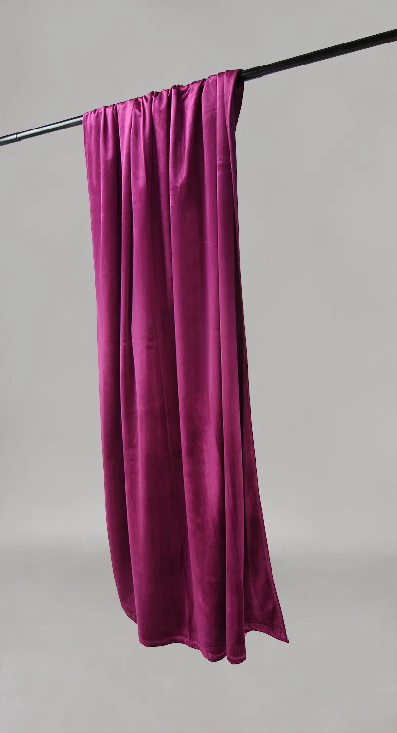 Verhot - Samettiverhot Marlyn (fuchsia)