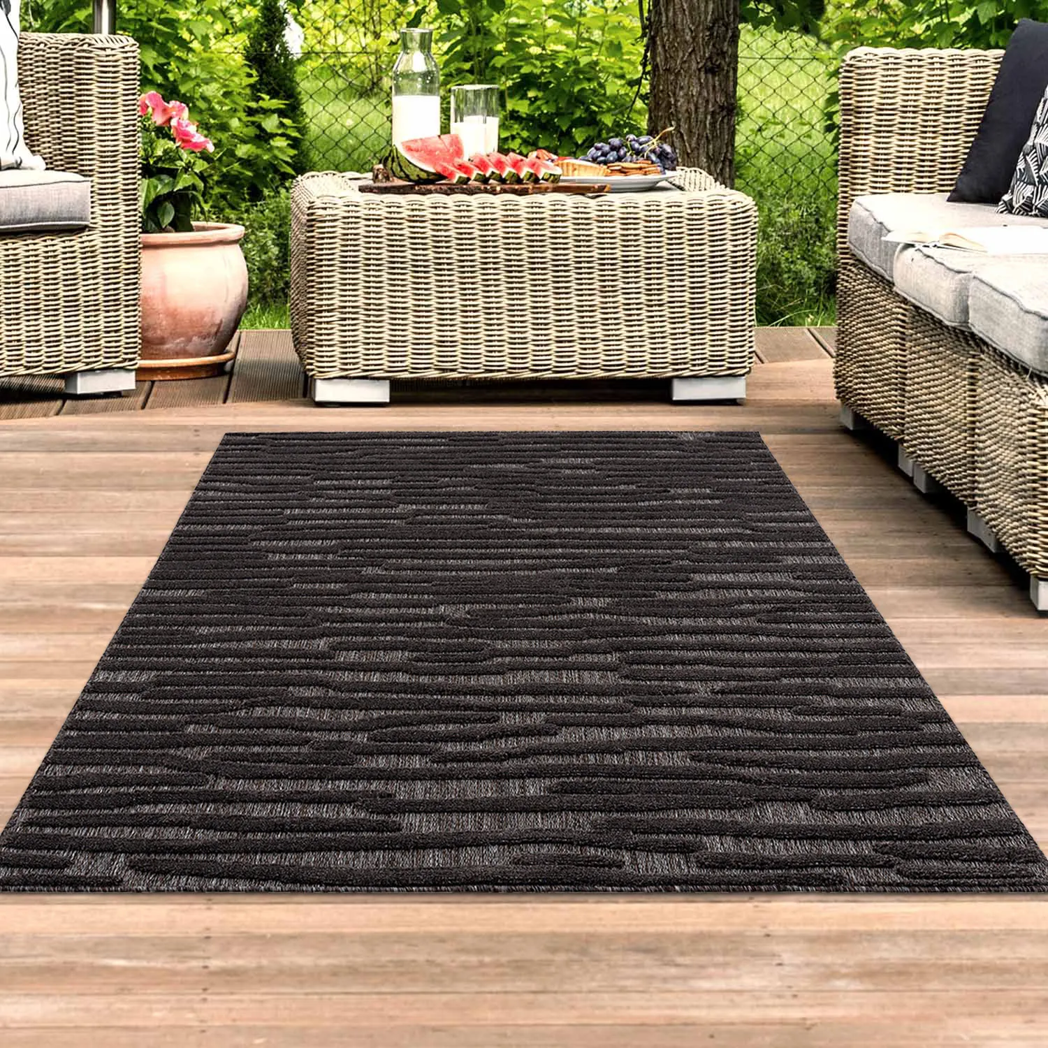 Shaggy Indoor-Outdoor - Neston (antrasiitti)