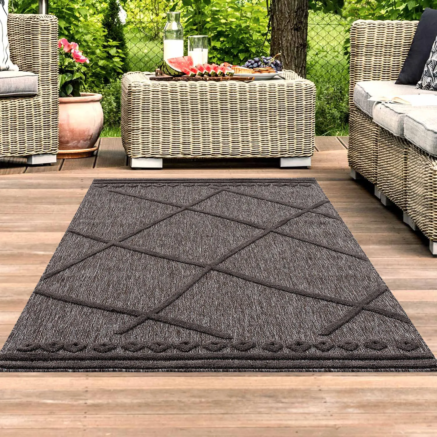 Shaggy Indoor-Outdoor - Newhaven (antrasiitti)