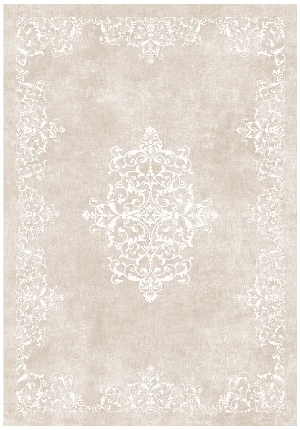 Wilton-matto - Santi (beige/valkoinen)