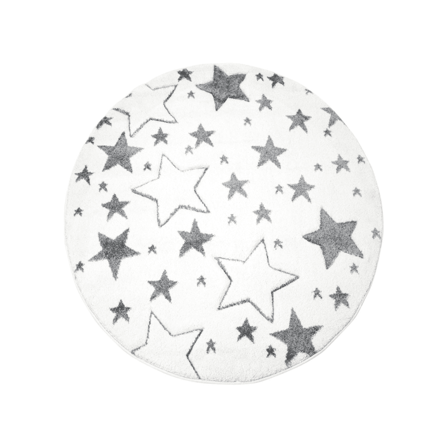 Lastenmatto - Bueno Stars Pyöreä (valkoinen)