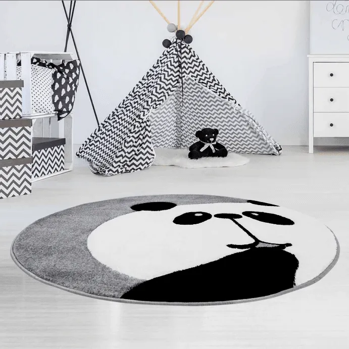 Lastenmatto - Bueno Panda (harmaa)