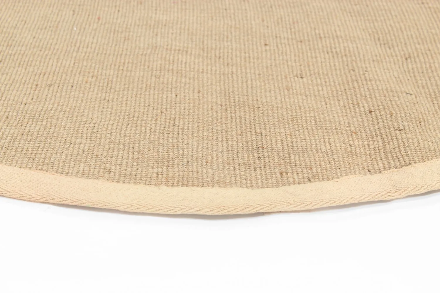 Pyöreä matot (sisal) - Agave (beige/beige)