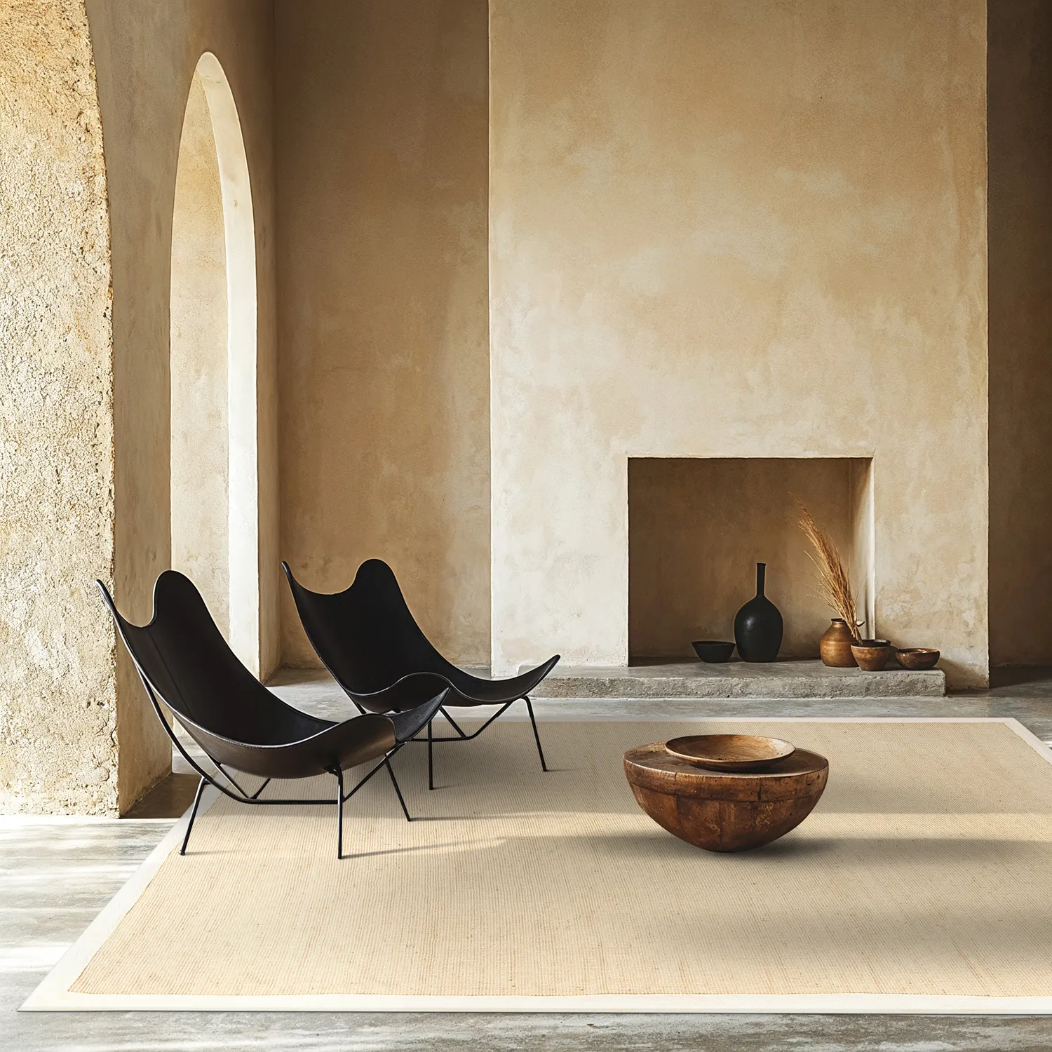 Sisal-matto - Agave (norsunluu)