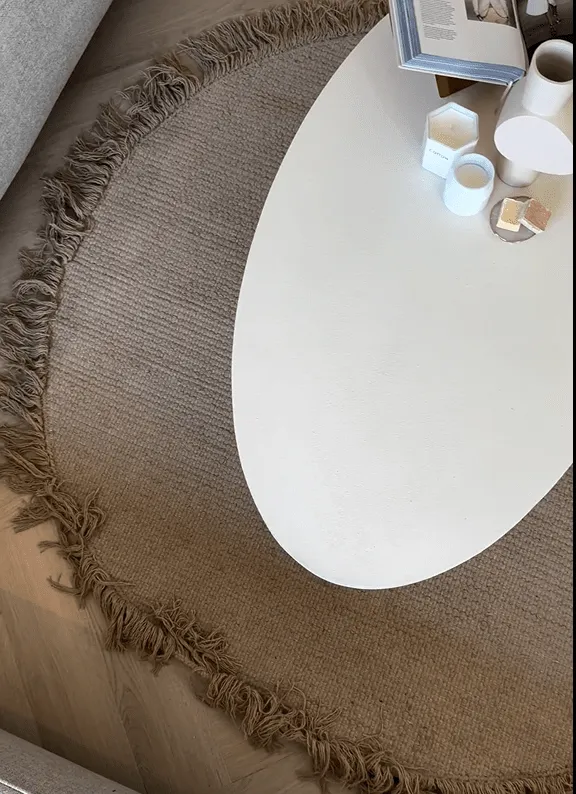 Pyöreä matot - Pike (beige)