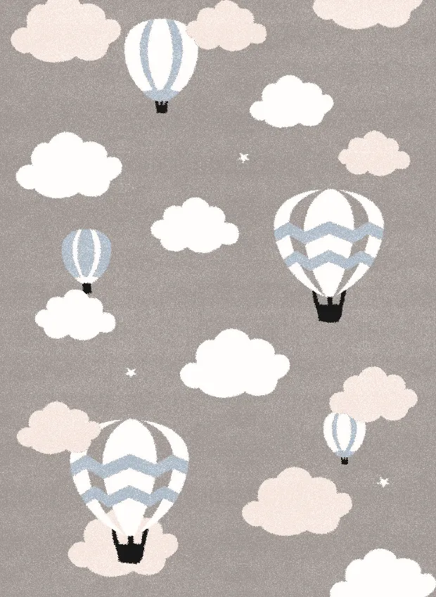 Lastenmatto - Balloons (sininen)