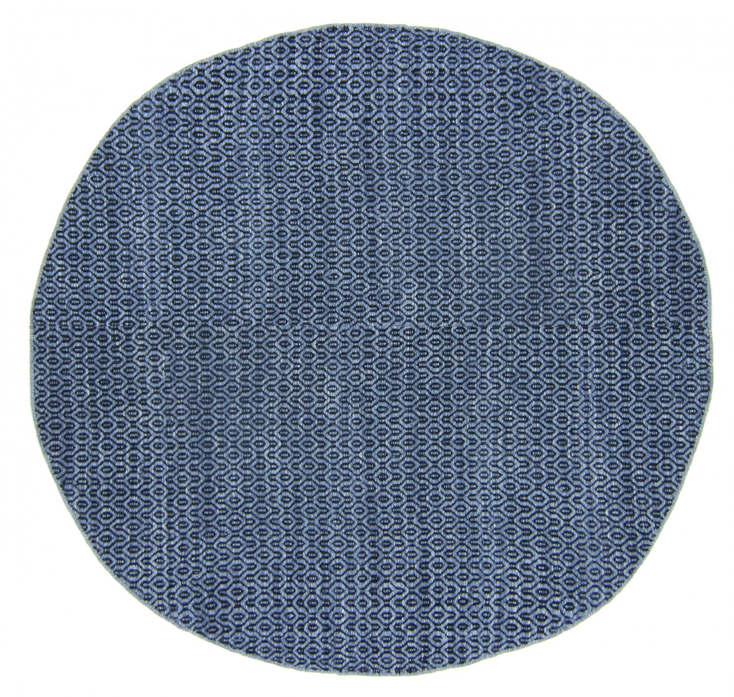Pyöreä matot - Snowshill (sininen/musta)