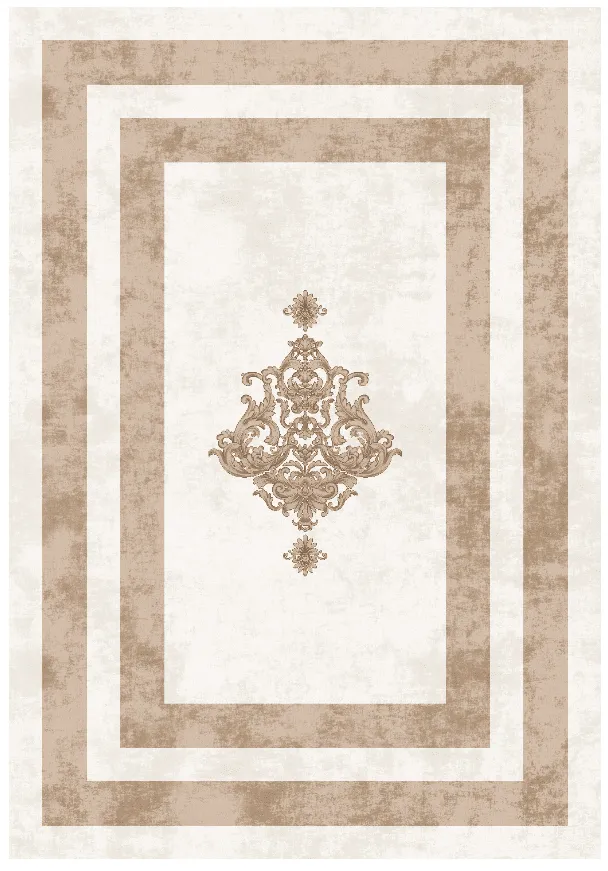 Wilton-matto - Soros (beige/valkoinen)