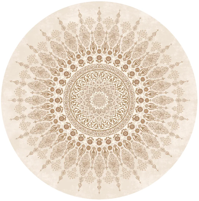Pyöreät matot - Sandrigo (beige)