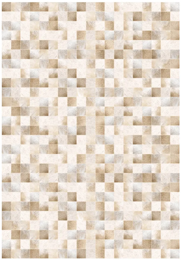Wilton-matto - Trapani (beige/valkoinen)