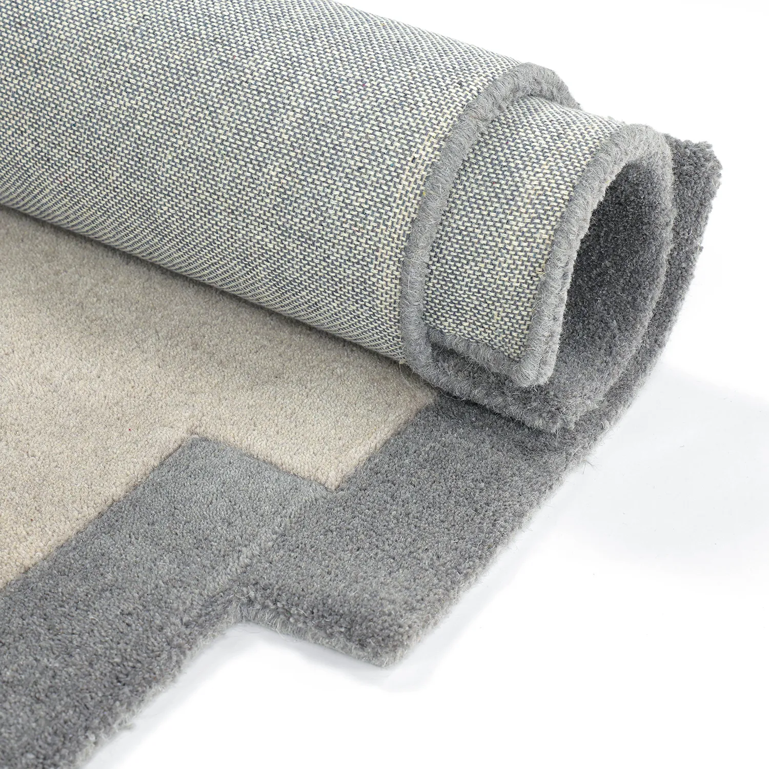 Villamatto - Agra Hand Tufted Wool Premium (harmaa)