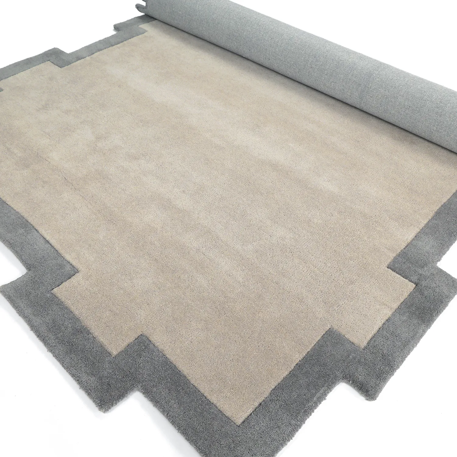 Villamatto - Agra Hand Tufted Wool Premium (harmaa)