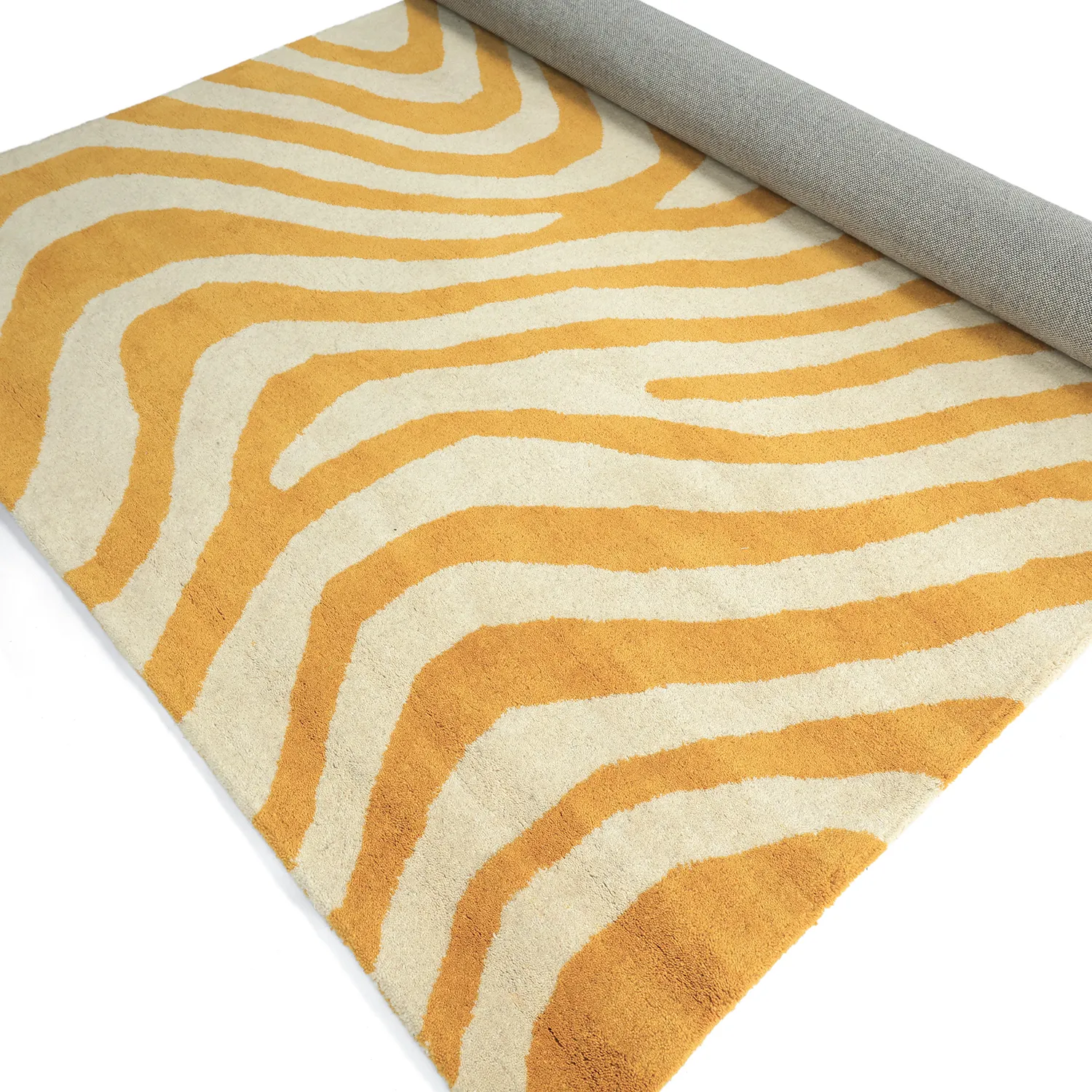 Villamatto - Aiz Hand Tufted Wool Premium (keltainen)