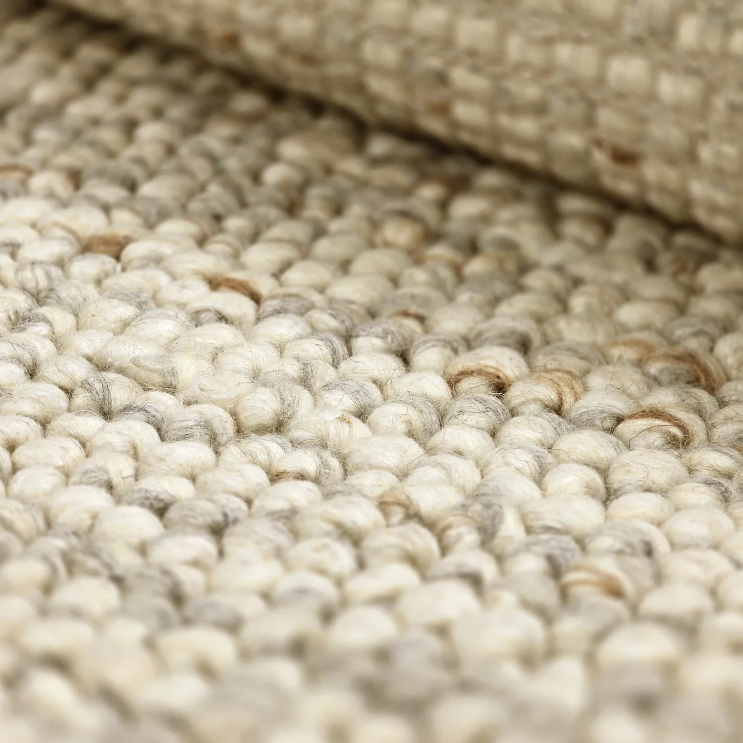 Pyöreät matot - Avafors Wool Bubble (harmaa/beige)
