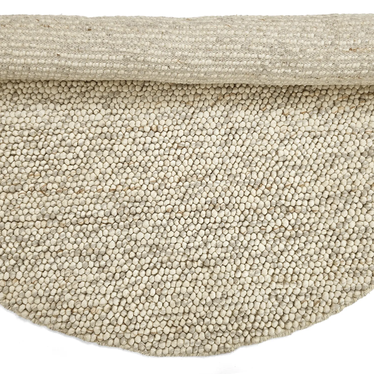Pyöreät matot - Avafors Wool Bubble (harmaa/beige)