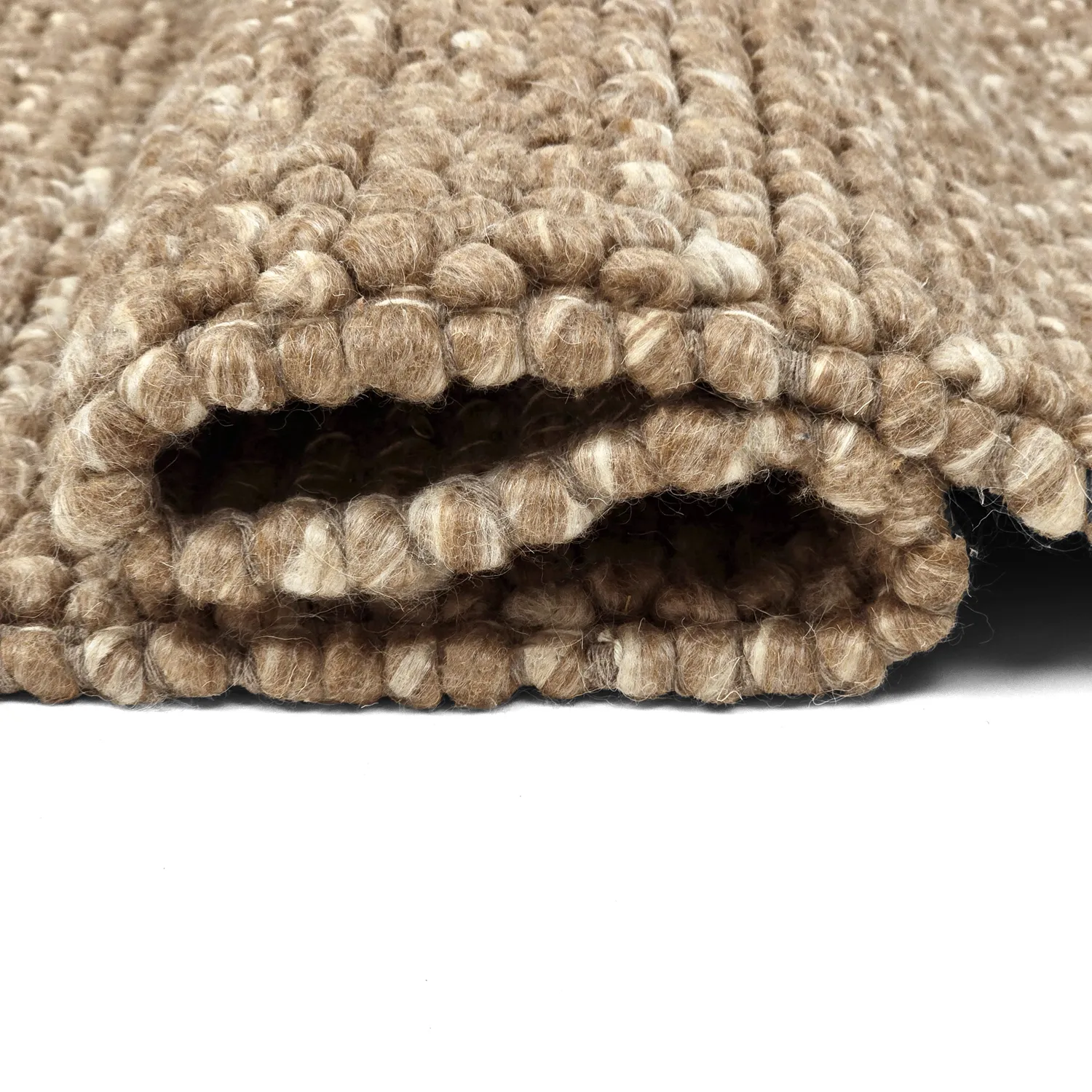 Villamatto - Avafors Wool Bubble (vaaleanruskea/valkoinen)
