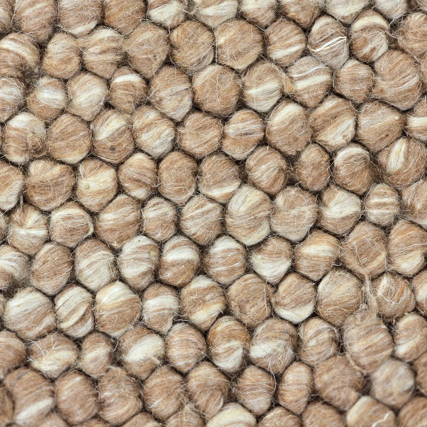 Villamatto - Avafors Wool Bubble (vaaleanruskea/valkoinen)