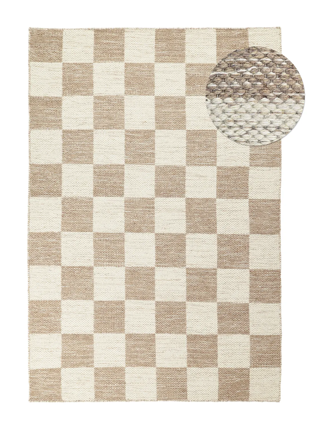 Villamatto - Dundee (beige/valkoinen)
