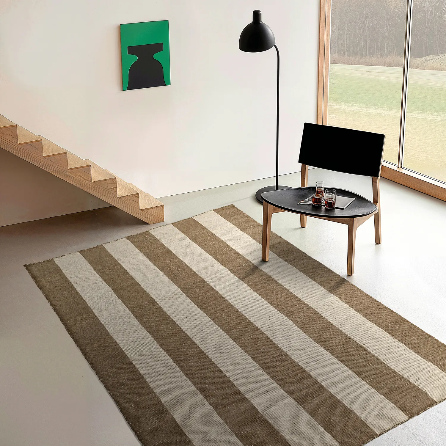 Villamatto - Garine (ruskea/beige)