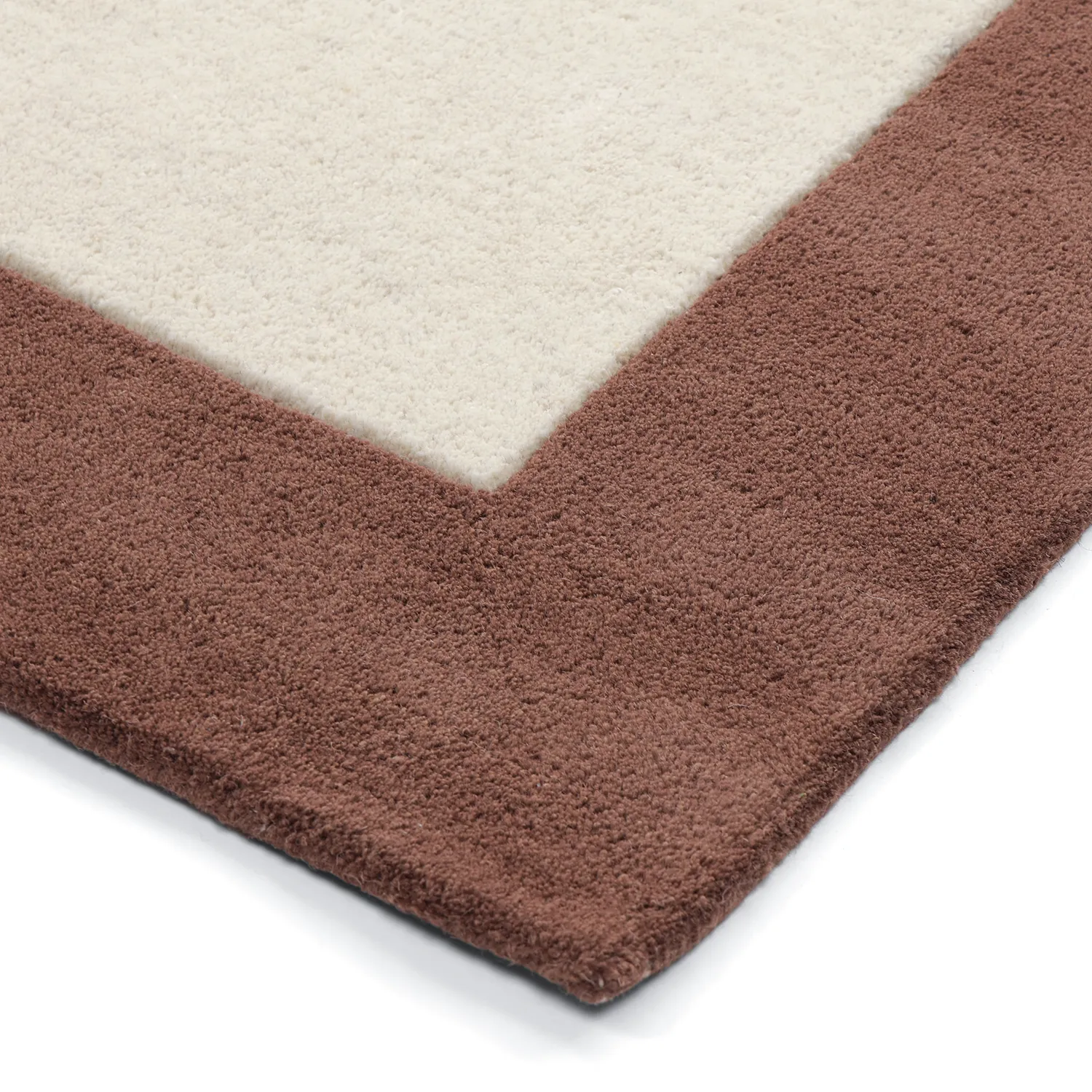 Villamatto - Gaya Hand Tufted Wool Premium (kerma/ruskea)