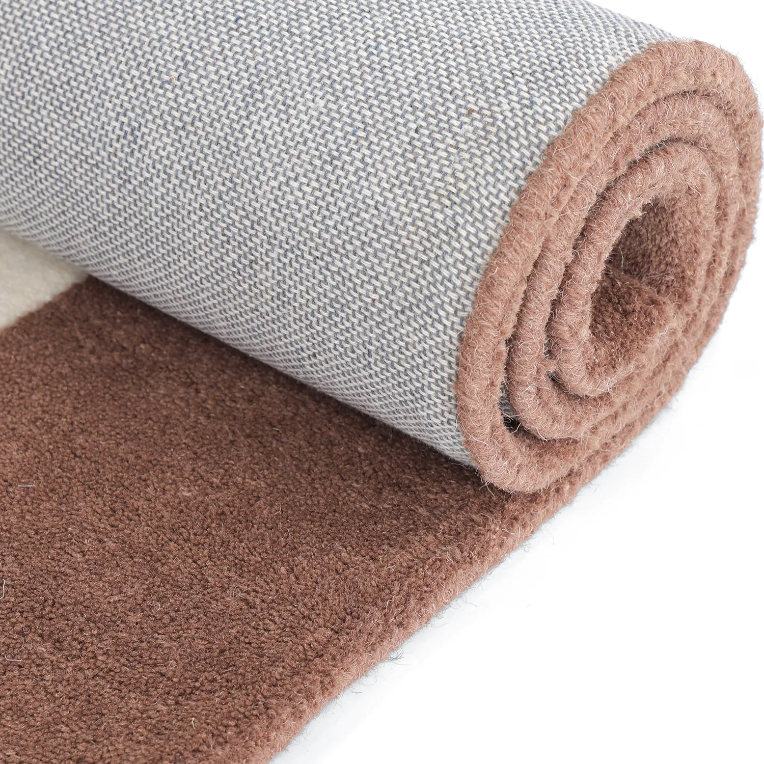 Villamatto - Gaya Hand Tufted Wool Premium (kerma/ruskea)