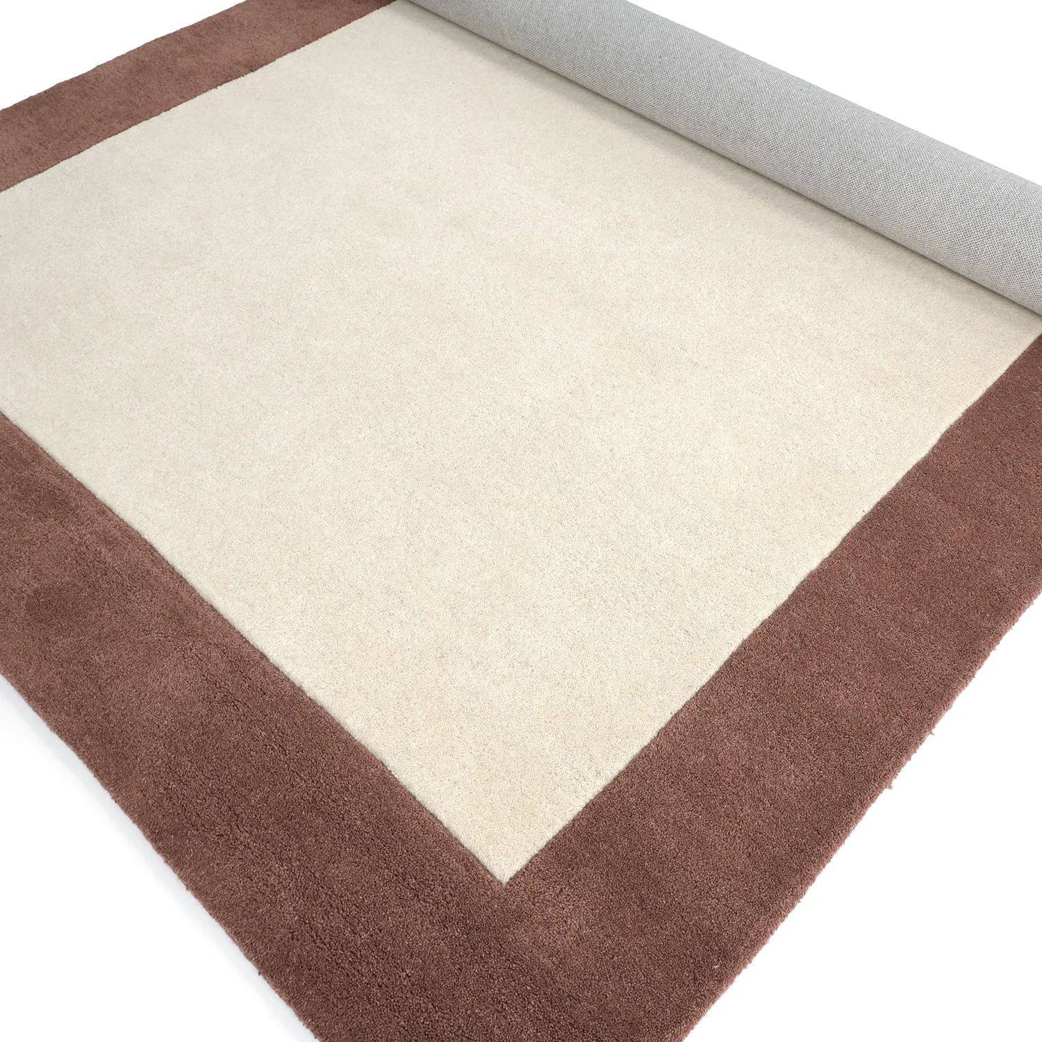 Villamatto - Gaya Hand Tufted Wool Premium (kerma/ruskea)