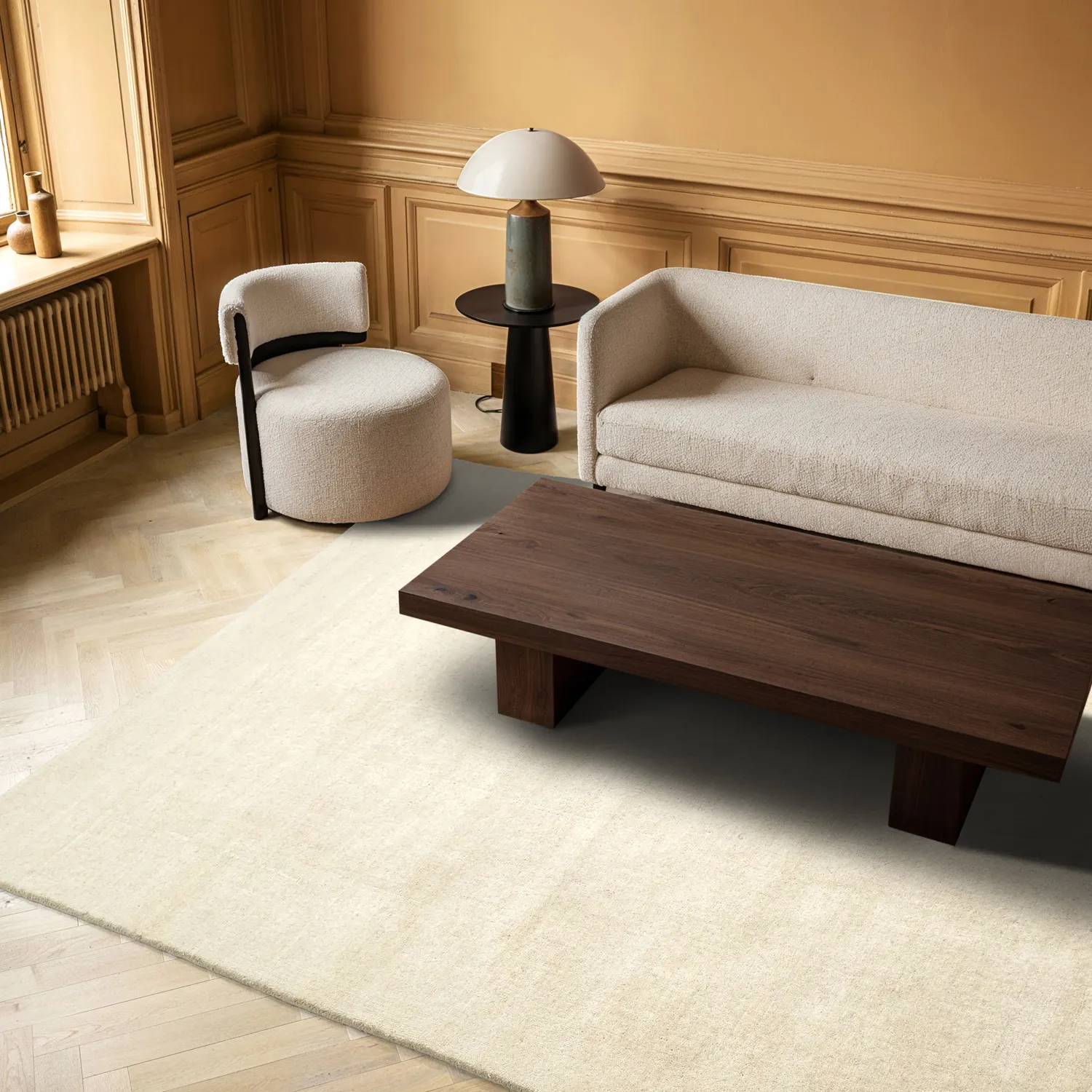 Villamatto - Rozel Handloom Wool Premium (kerma)