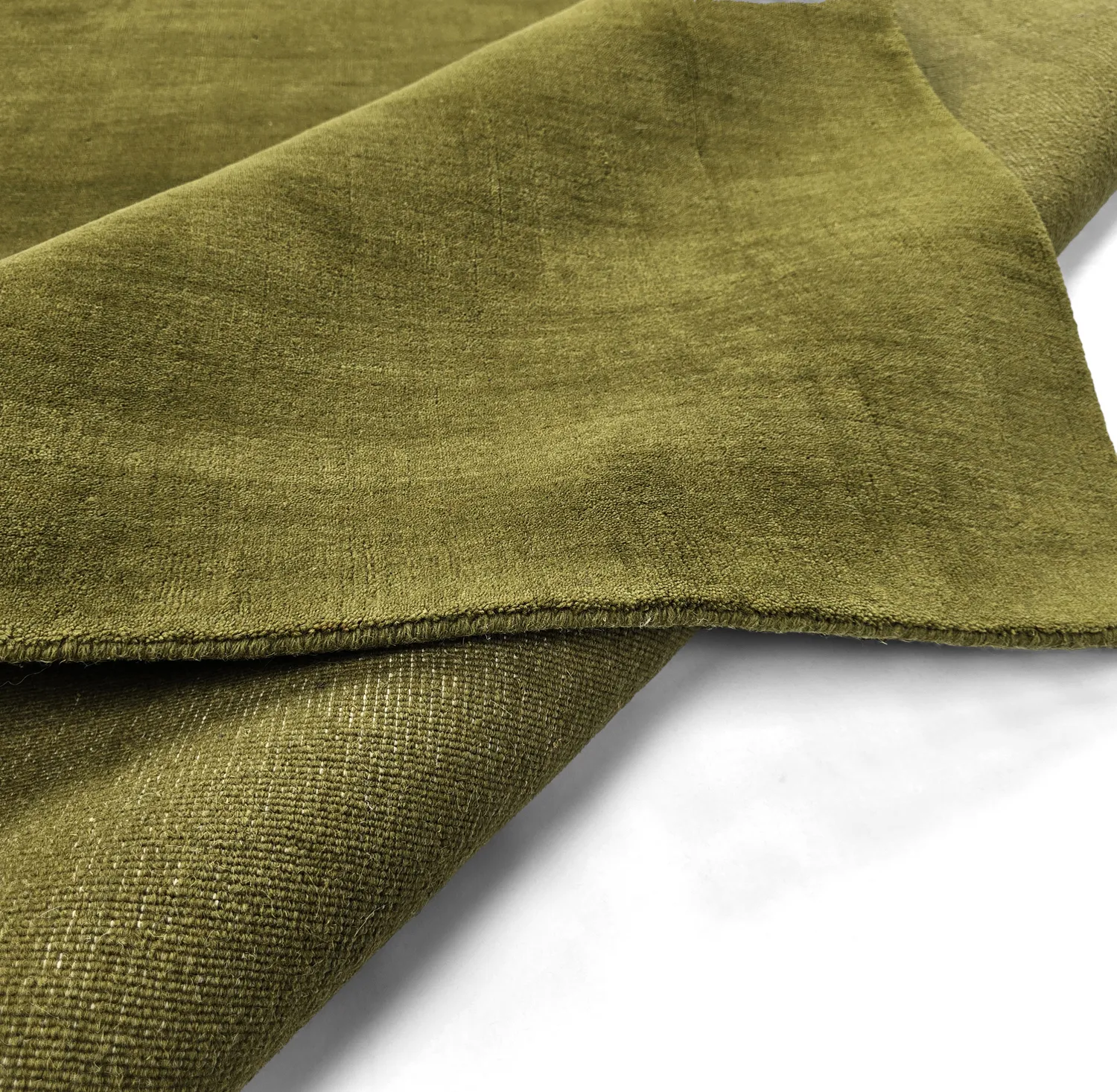 Villamatto - Rozel Handloom Wool Premium (sammaleen vihreä)