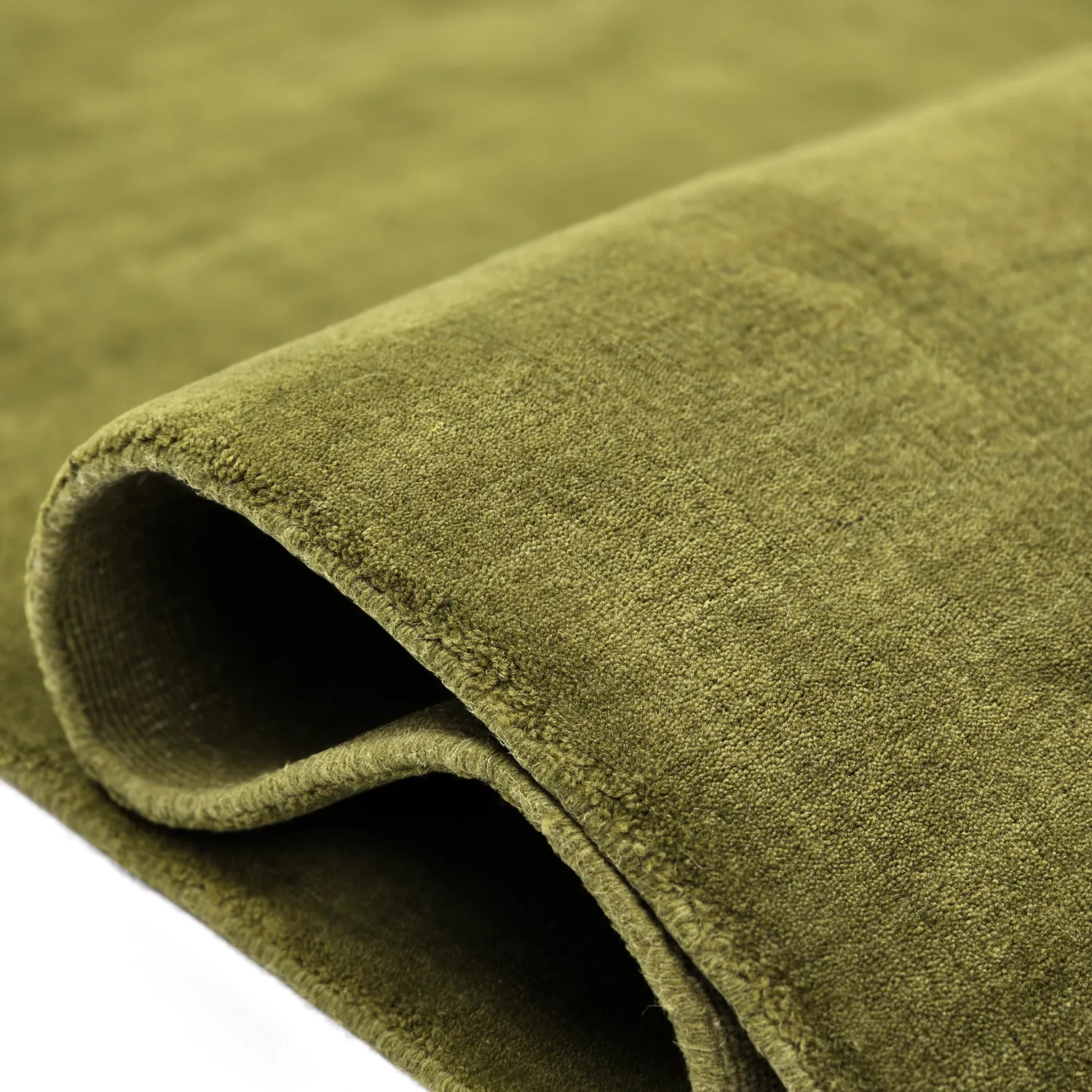 Villamatto - Rozel Handloom Wool Premium (sammaleen vihreä)