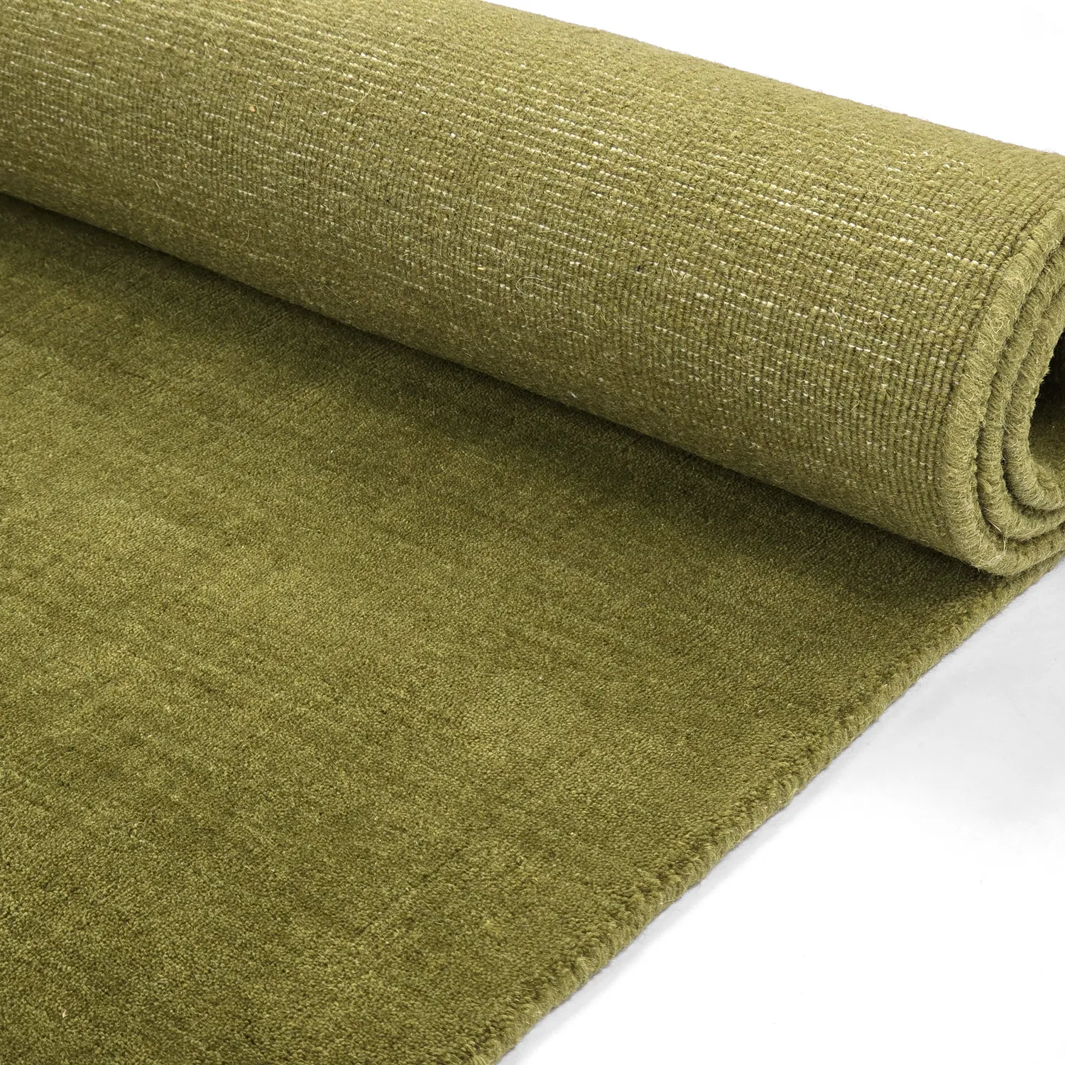 Villamatto - Rozel Handloom Wool Premium (sammaleen vihreä)