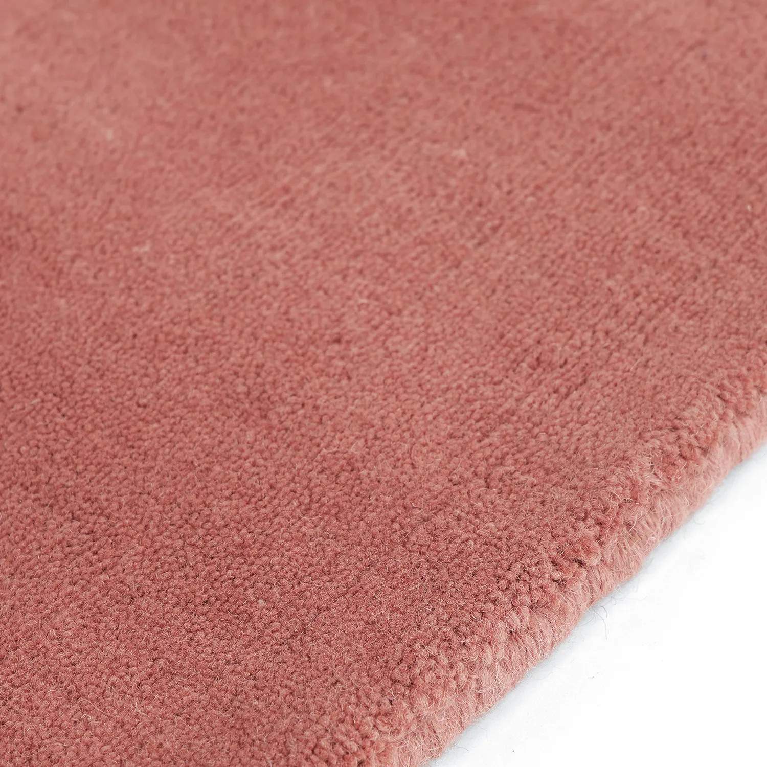Villamatto - Rozel Handloom Wool Premium (himmeänpunainen)