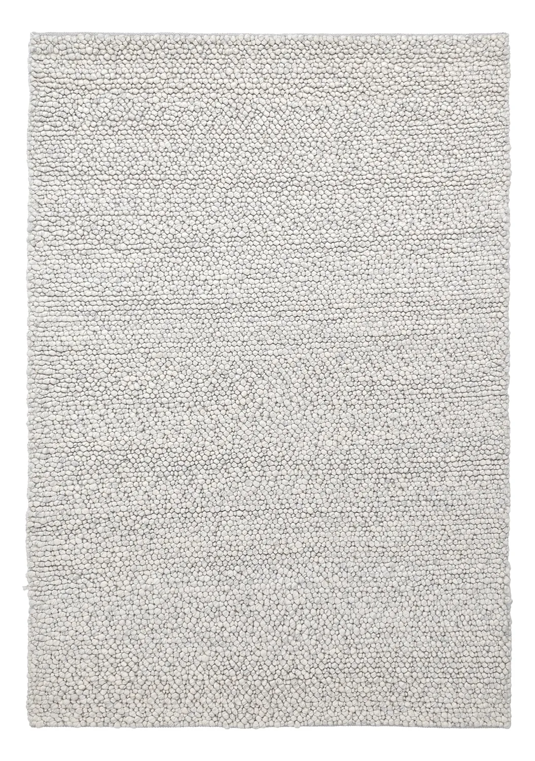 Villamatto - Sala Irregular Wool Bubble (vaaleanharmaa melange)