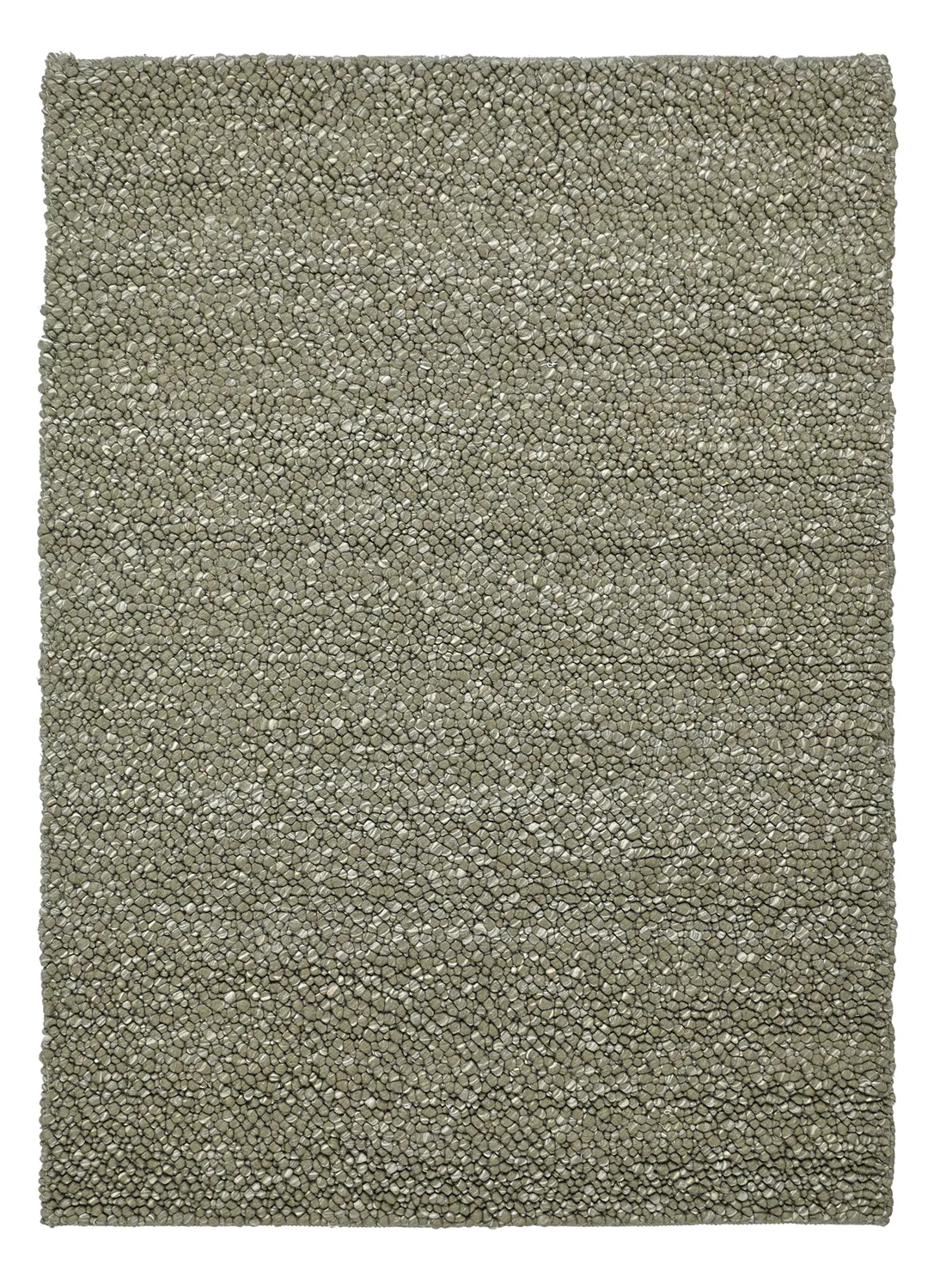 Villamatto - Sala Irregular Wool Bubble (sammaleenvihreä/valkoinen meleerattu)