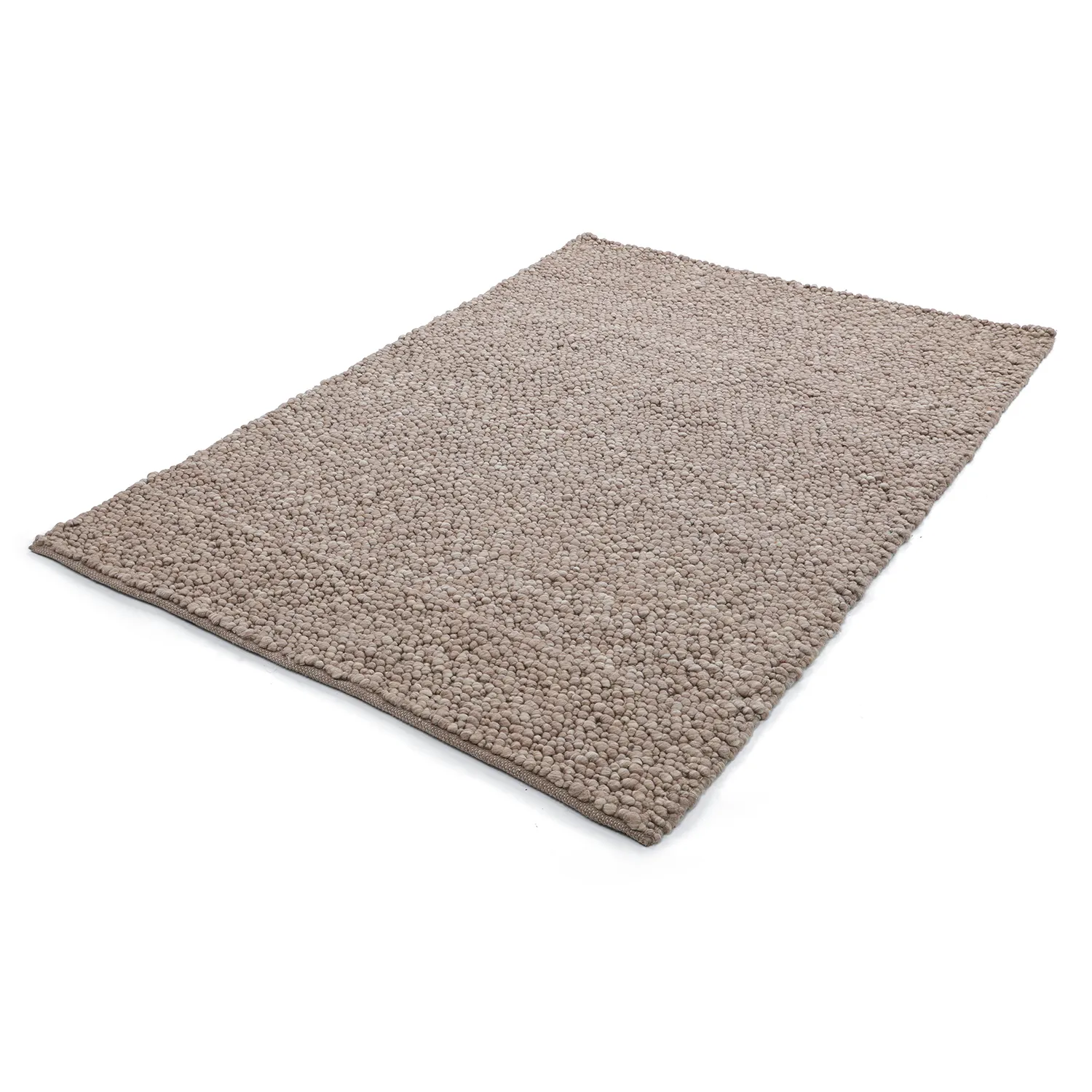Villamatto - Sala Irregular Wool Bubble (taupe/valkoinen meleerattu)