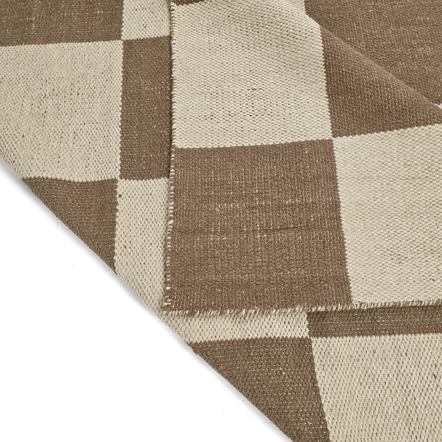 Villamatto - Scacco (ruskea/beige)
