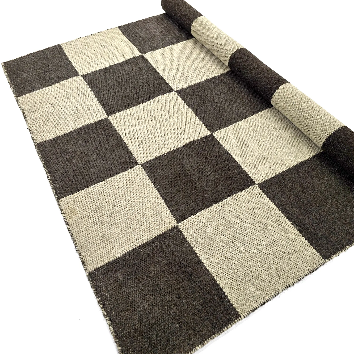 Villamatto - Scacco (musta/beige)