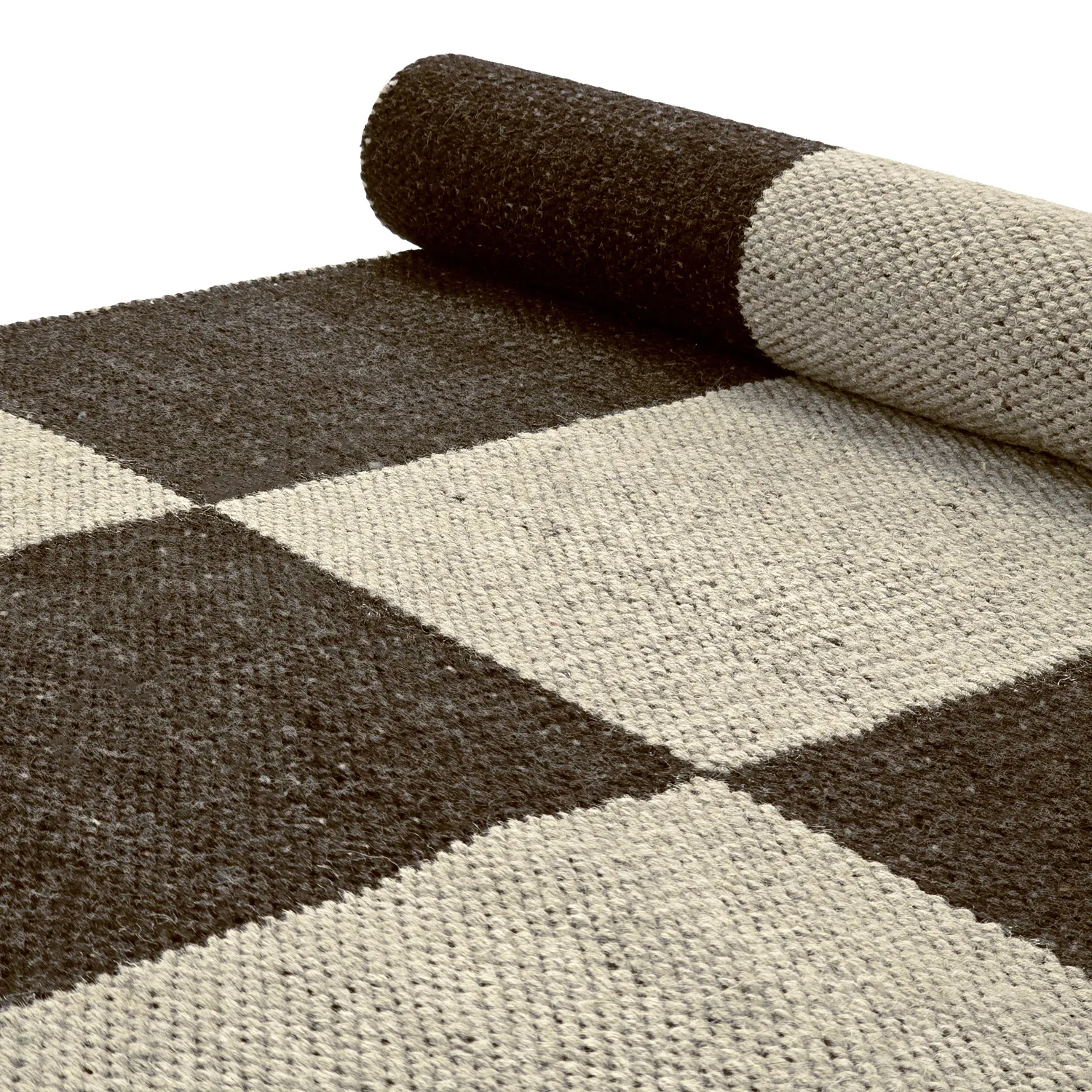 Villamatto - Scacco (musta/beige)