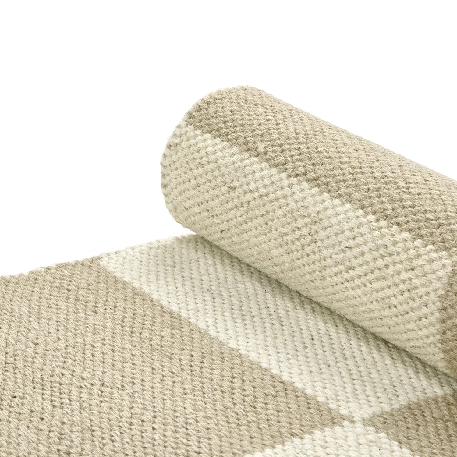 Villamatto - Scacco (valkoinen/beige)