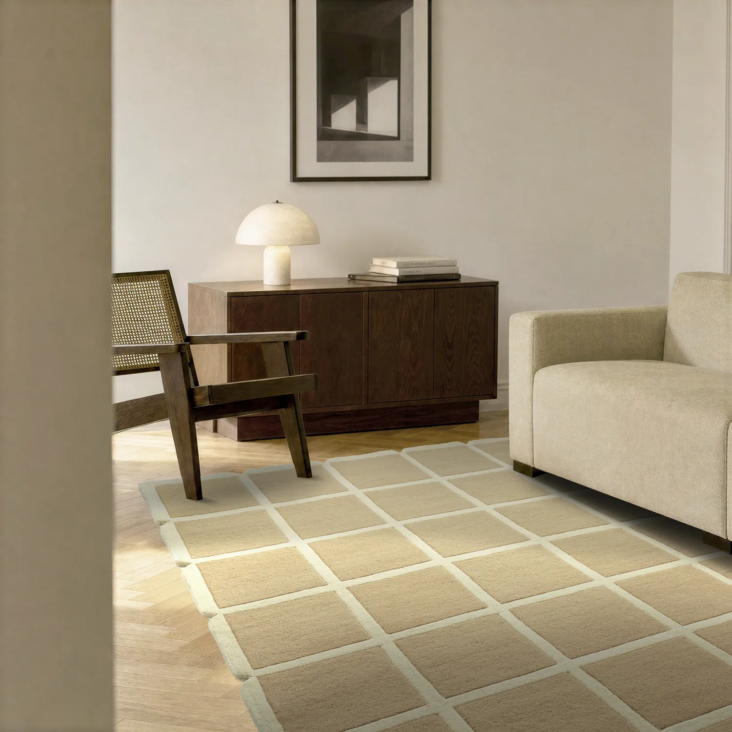Villamatto - Syl Hand Tufted Wool Premium (beige/kerma)