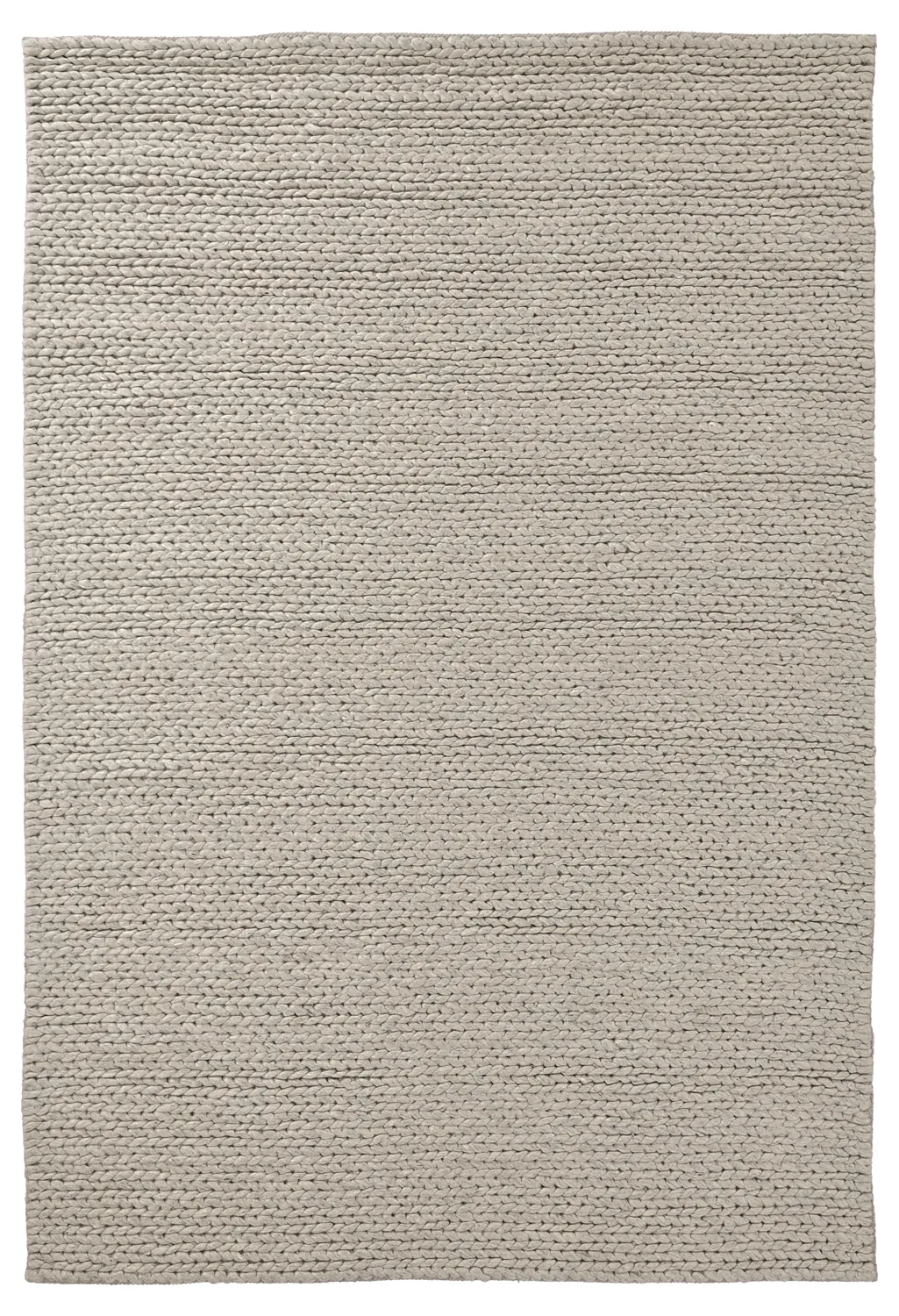 Villamatto - Talvia Braided Wool (harmaa)