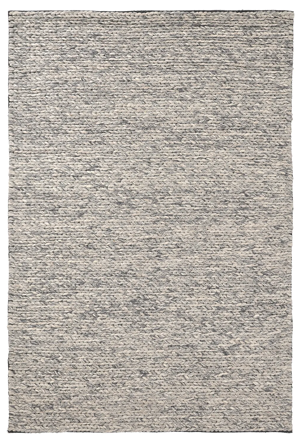 Villamatto - Talvia Braided Wool (tumman harmaa)
