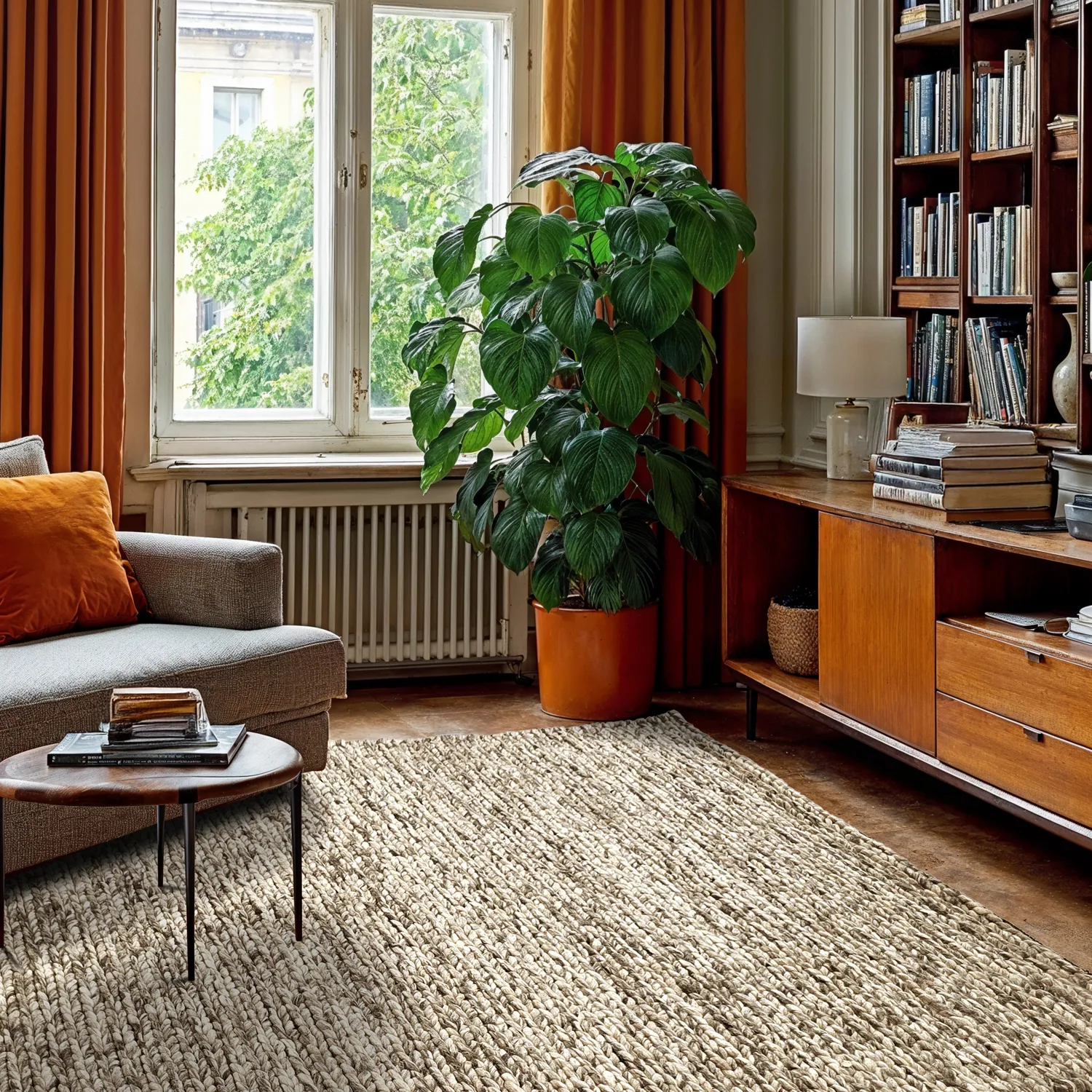 Villamatto - Talvia Braided Wool (luonto)