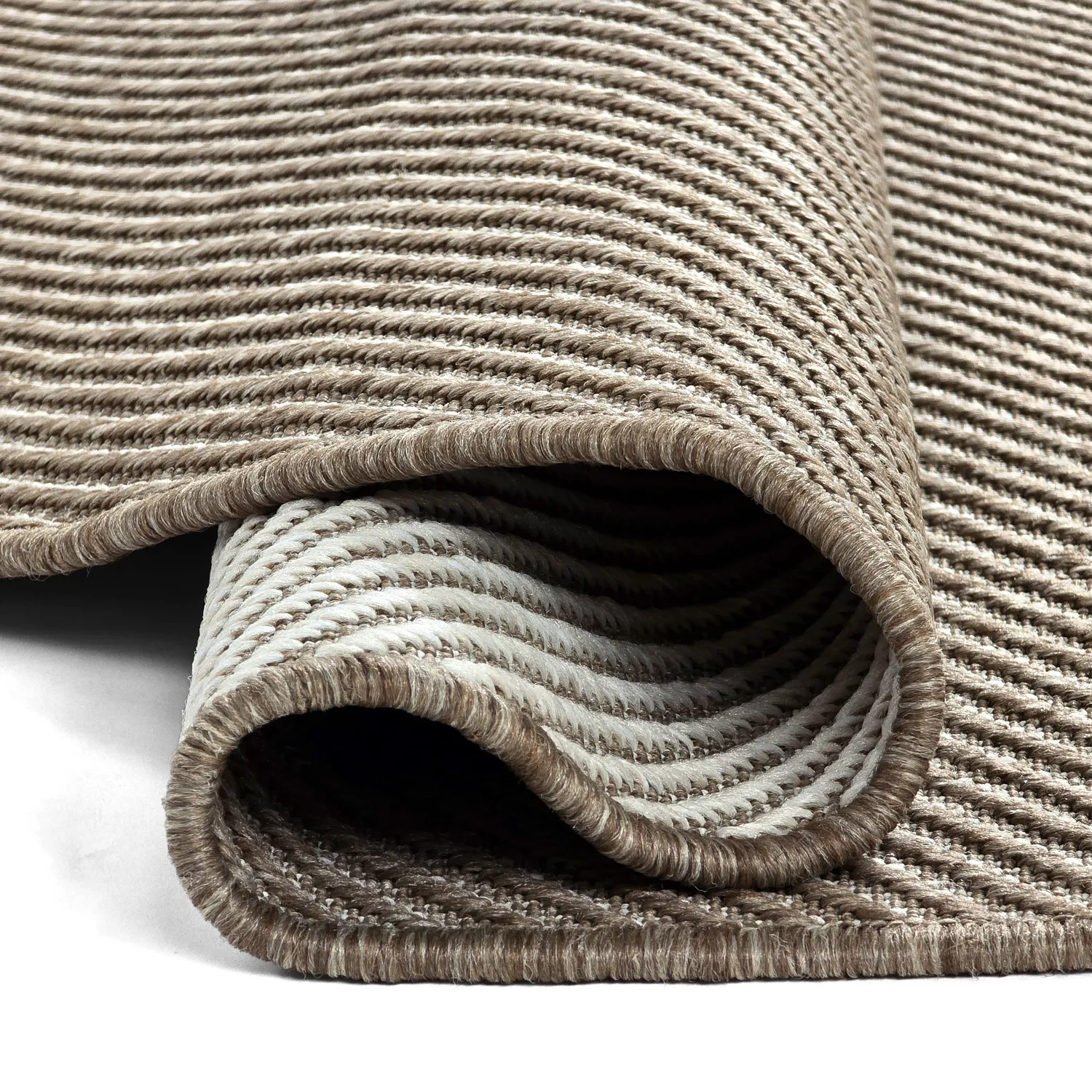 Pyöreät matot - Indoor/Outdoor Bennett (beige)