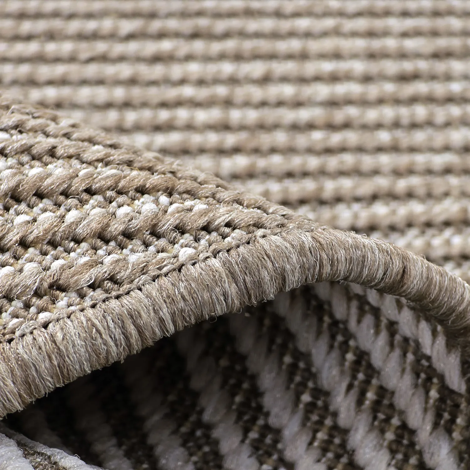 Pyöreät matot - Indoor/Outdoor Bennett (beige)