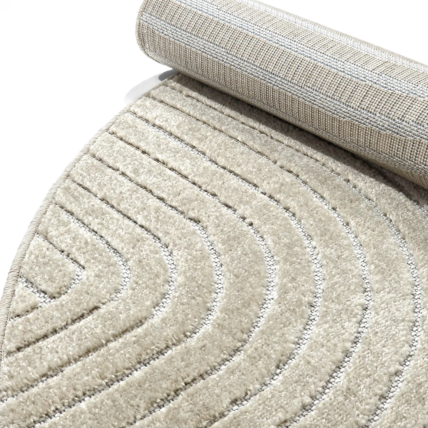 Pyöreät matot - Indoor/Outdoor Devon (beige)