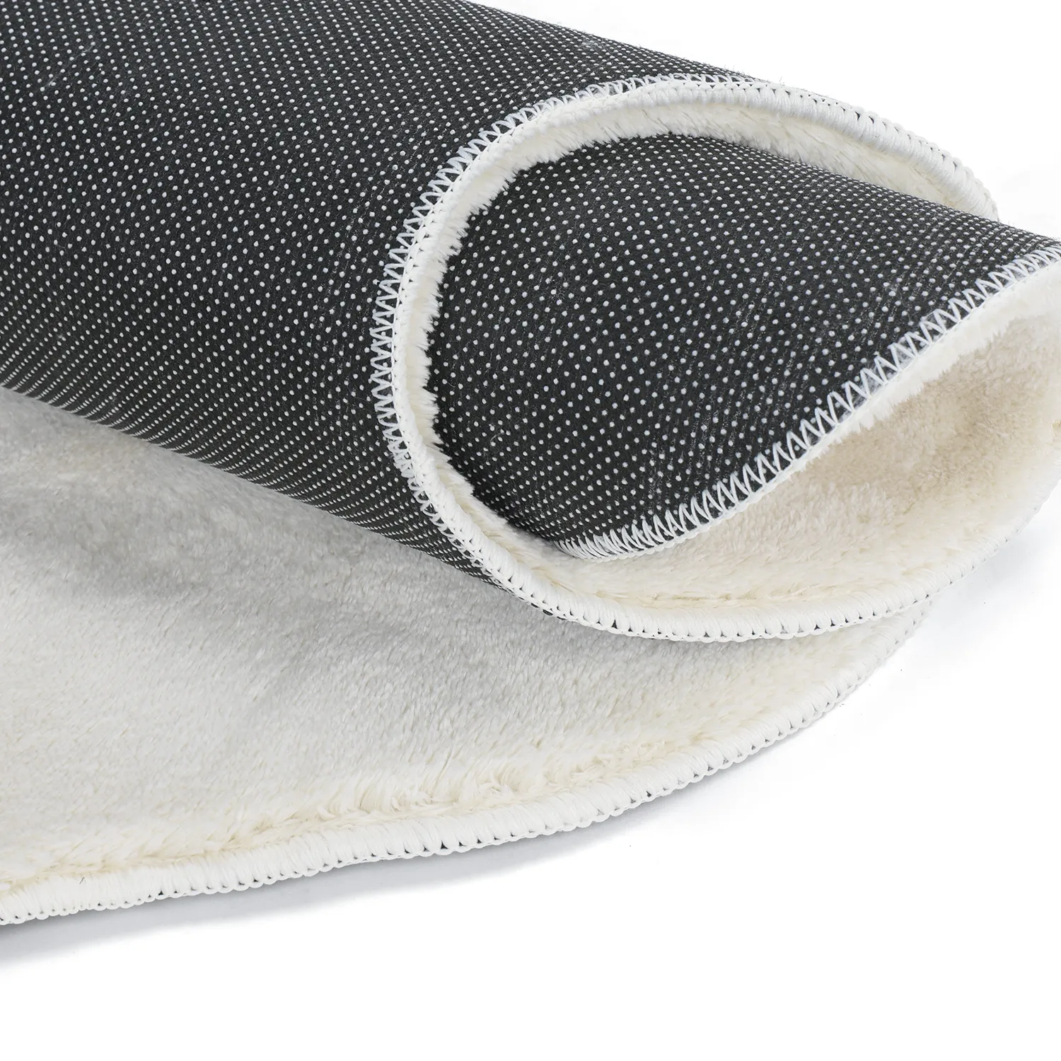 Aaltokuvioinen Käytävämatto - Aranga Super Soft Fur (beige)